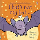 That's Not My Series 2 Books Collection Set By Fiona Watt (Angel, Bat)