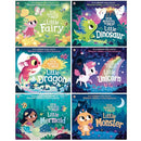 Ten Minutes to Bed Series 6 Books Collection Set By Rhiannon Fielding (Little Fairy, Little Dinosaur, Little Dragon, Little Unicorn, Little Mermaid, Little Monster)