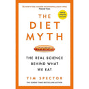 Tim Spector Collection 4 Books Set (Food for Life, Identically Different, Spoon-Fed, The Diet Myth)