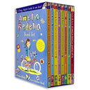 Amelia Bedelia Chapter Books Collection 8 Books Box Set by Herman Parish (Amelia Bedelia Means Business, Unleashed, Road Trip!, Goes Wild!, Shapes Up, Cleans Up, Sets Sail and Dances Off)