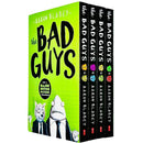 The Bad Guys Episodes 1–8 Collection 4 Books Set by Aaron Blabey – Funny Graphic Adventure Collection for Kids