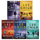 Jack Reacher Series (26-30) Collection 5 Books Set By Lee Child (Better Off Dead, No Plan B, The Secret, In Too Deep, Exit Strategy)