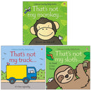 That’s Not My… 3-Book Collection Set by Fiona Watt (Monkey, Truck & Sloth)