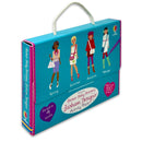 Usborne Sticker Dolly Dressing Fashion Designer Activity Pack – 4 Books, Over 550 Stickers - Spring, Summer, Autumn & Winter Fashion Collections, Children's Activity Gift