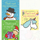 Usborne That’s Not My… Collection – 3 Touchy-Feely Board Books (Elf, Snowman, Unicorn)