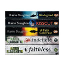Grant County Series 5 Books Collection Set By Karin Slaughter (Blindsighted, Kisscut, A Faint Cold Fear, Indelible & Faithless)