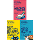 Dirk Gently Series 3 Books Collection Set by Douglas Adams (Dirk Gently's Holistic Detective Agency, The Long Dark Tea-Time of the Soul, The Salmon of Doubt)