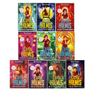 Enola Holmes Mysteries Series 1 - 10 Books Collection Set by Nancy Springer | Young Detective Adventure Books (Enola Holmes and the Clanging Coffin, Mark of the Mongoose, Elegant Escapade, Black Barouche & More)