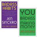 Badass Habits & You Are a Badass at Making Money 2 Book Set by Jen Sincero – Success & Money Mindset Collection