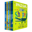 Roald Dahl Early Learning Pre-School 6 Baby Board Books Collection Set(Shapes, Words, Colours, Opposites, ABC & 123)