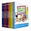 Five Little Monkeys Adventures 8 Books Collection Set – Bedtime & Funny Story Collection for Kids