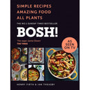 BOSH Simple recipes [Hardcover], BOSH on a Budget, BOSH How to Live Vegan By Henry Firth and Ian Theasby 3 Books Collection Set