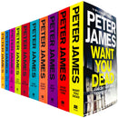 Roy Grace Series Books 1–10 Collection Set by Peter James – Dead Simple, Looking Good Dead & Crime Thriller Mystery Collection
