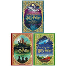 Harry Potter MinaLima Edition – 3 Book Collection Set by J.K. Rowling | Illustrated Interactive Hardcover (Books 1–3)