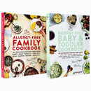 Allergy-Free Baby & Toddler Cookbook & Family Cookbook 2 Book Set – Healthy Recipes by Fiona Heggie & Ellie Lux