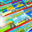 Wheels and Automobiles 12 Books Collection Set – Cars, Trains & Educational Transport Collection for Kids