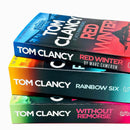 Tom Clancy collection Red Winter, Rainbow Six & Without Remorse By Marc Cameron 3 Books Set