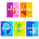 DK Super Simple Study Guide 5 Books Collection Set | Super Simple Maths, Chemistry, Physics, Biology & Psychology – Key Revision Guides for Students