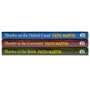 Faith Martin DI Hillary Greene Series 3 Books Collection Set (Murder on the Oxford Canal, Murder at the University, Murder of the Bride)