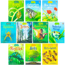 Usborne Books, Nature nonfiction books 10 Books Collection Box Set Library for Kids (New Hardcover Books)