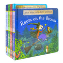 Julia Donaldson and Axel Scheffler 4 Board Books Collection Set (Charlie Cook's Favourite Book, The Gruffalo, The Gruffalo's Child, Room on the Broom)