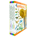 Universal Knowledge Library Animals & Nature 8 Book Collection Set – Dinosaurs, Oceans, Volcanoes & Educational Science Learning Books