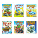 Penny Dales Dinosaurs Series 6 Books Set With a Free Stories Audio Book! - Dinosaur Dig!, Dinosaur Zoom!, Dinosaur Rocket!, Dinosaur Pirates!, Dinosaur Farm! & Dinosaur Rescue! | Kids Picture Books