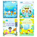 Usborne Lift-The-Flap Very First Questions and Answers Collection 2 - 4 Books Set Educational Discovery Collection for Kids