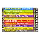 Brain Games 10 Books Collection Set for Clever Kids – Mental Maths, Science Puzzles & Educational Brain Training Collection