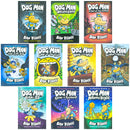 Dog Man Hardcover 10 Books Collection Set by Dav Pilkey – Complete Graphic Adventure Collection for Kids