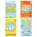 Glenn Murphy Collection 4 Books Set (Why is Snot Green?, Stuff That Scares Your Pants Off!, How Loud Can You Burp?, Poo! What IS That Smell?)
