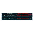 Selected Works of Ernest Hemingway 3 Books Set (In Our Time, The Sun Also Rises, A Farewell to Arms)