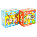 Cocomelon Little Learners Pocket Library 12 Board Books Collection Set (Animals, Fruit And Vegetables, When I Grow Up,Weather,Things That Go,Days of the Week,Family Time,School Time,Playtime and More)