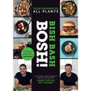 BOSH! Healthy Vegan & BISH BASH BOSH 2 Book Set by Henry Firth & Ian Theasby – Plant-Based Cookbook Collection