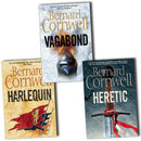Bernard Cornwell Grail Quest 3 Books Collection Set | Epic Medieval Historical Fiction - Vagabond, Harlequin, Heretic