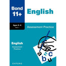 Bond 11+ Maths English Verbal Non-Verbal Reasoning Assessment Practice 5-6 years 4 Books Set (Bond Assessment Papers)