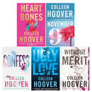 Colleen Hoover 5 Books Collection Set – Ugly Love, November 9, Confess, Heart Bones & Without Merit