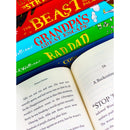 David Walliams 6 Books Collection Set Hardcover Edition (Gangsta Granny Strikes Again, Code Name Bananas, Bad Dad, Grandapa Great Escape, The Beast of Buckingham Palace, Demon Dentist)