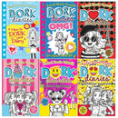 Dork Diaries Series 6 Books Collection Set (Birthday Drama!, Spectacular Superstar, I Love Paris!, Sister Showdown!, OMG!, How to Dork Your Diary)