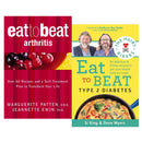 The Hairy Biker Eat to Beat Type 2 Diabetes & Eat to Beat Arthritis 2 Books Collection Set