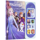 DAMAGED - Frozen Book - Frozen Sound Book - Frozen Board book - Frozen Stronger Together - Book About Frozen