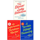 Dinner Lady Detectives 3 Book Collection Set by Hannah Hendy – Cozy Village Mystery Collection