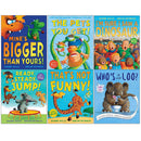 Jeanne Willis 6 Book Set – Mine’s Bigger Than Yours, The Pets You Get & More Funny Picture Books Collection