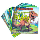 Dinosaur Tales 10 Picture Book Set – Fun, Educational, Colorful Kids’ Stories: Alfie, Olivia, Timmy & More – Learn, Roar, Adventure & Family Fun (Age 3-5)