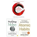 The Psychology of Money, Atomic Habits & The Courage to Be Disliked – 3 Book Collection Set | Bestselling Self-Development, Personal Finance, Self-Help & Mindset