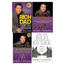 Robert T. Kiyosaki 4 Books Collection Set | Rich Dad Series Personal Finance & Investing Guides - Rich Dad Poor Dad, Cashflow Quadrant, Guide to Investing, Why the Rich are getting Richer