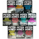 Roy Grace Series Books 1–10 Collection Set by Peter James – Dead Simple, Looking Good Dead & Crime Thriller Mystery Collection
