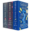 Crescent City Series 3 Books Collection Set by Sarah J. Maas (House of Earth and Blood, House of Flame and Shadow & House of Sky and Breath)