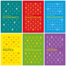 DK The Little Book Of Series 6 Books Collection Set (Economics, Politics, Shakespeare, Philosophy, Psychology, History)
