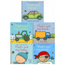 Usborne That’s Not My Boys 5 Books Collection Set – Pirate, Car, Truck, Tractor & Baby Boy | Touchy-Feely Baby Board Books by Fiona Watt
